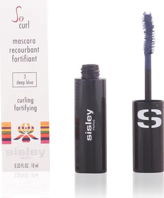 A product shot of a mascara tube and its packaging.