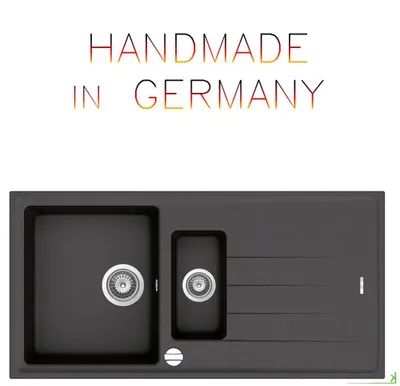 Produktbild von Granitspüle Victory S1000.40 - gray, ab 60er Unterschrank, 100 x 50 cm