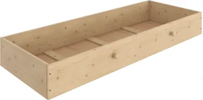 Produktbild von Need Sleep Schublade Stauraum Bettkasten aus Holz mit Rollen für Bett, 184,5x60 cm