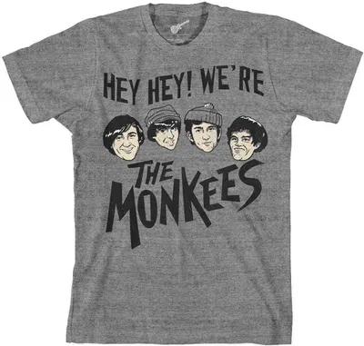 Zdjęcie produktu dla The Monkees Hey Hey! Grey XL Koszulka