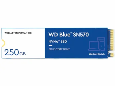Zdjęcie produktu dla Western Digital Blue SSD SN570 NVMe 250GB M.2