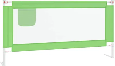 Obrázok produktu pre vidaXL Ochrana postele pre batoľatá Zelená 180x25 cm Látka