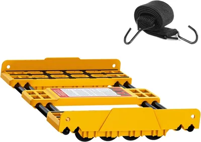 Imagen del producto de Transportroller, carro con plataforma ajustable, con capacidad de carga de hasta 900 kg, extensible hasta 91 cm, ideal para mudanzas