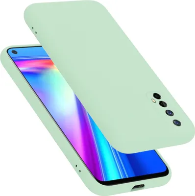 Obrázek produktu pro Cadorabo Protective Case for Realme 7 5G Case in Green Kryt na mobilní telefon TPU Etui