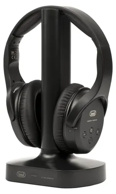 Produktbild von Trevi FRS 1480 R, Verkabelt & Kabellos, Musik, 200 g, Kopfhörer, Schwarz