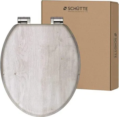 Productafbeelding van Famanu toiletzitting met soft-close mechanisme - MDF hout