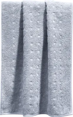 Produktbild von Möve Handtuch Quadretti" silber 50x100 cm"