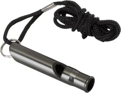 Produktbild von Survival-Pfeife  Aluminium  schwarz