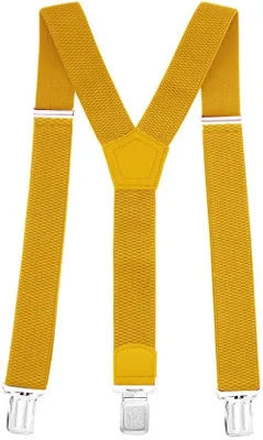 Produktbild von Verstellbare Hosenträger für Herren, 4 cm breit - Y-Form - 3 robuste Clips - ideal für jedes Outfit - m-winkel