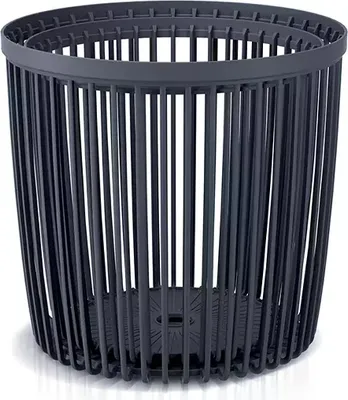Produktbild von nabbi Universalkorb aus Kunststoff (2 Stck) ICLU1S 25/35 l - Anthrazit