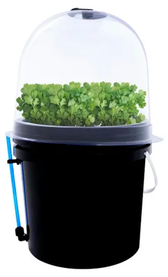 Produktbild von Nebelbasierte Hydrokultur-Anzuchtplatte, Hydrokultur-Anzuchtsystem Set, Anbauset für Gartenbau Gemüse, 27 × 27 × 29 cm