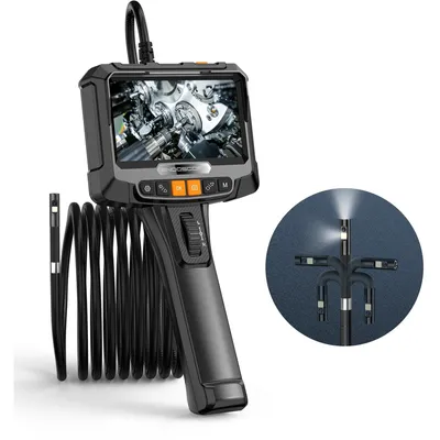 Obrázek produktu pro Inskam S10 endoskop s otočnou funkcí, 5" displejem, sonda 8,5mm, 1080p, duální kamera, kabel 1,5m