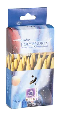 Produktbild von Holy Smokes - Amber Räucherkegel 20g