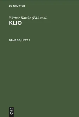Produktbild von Klio. Band 60, Heft 2