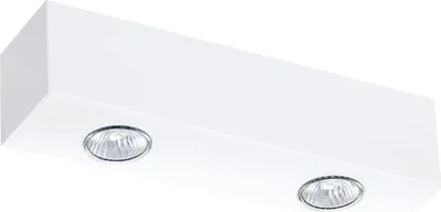 Immagine prodotto di Applique BRASCO bianca 2xGU10x60W in metallo, dimensioni: 8x32x8 cm, IP20, Aldex