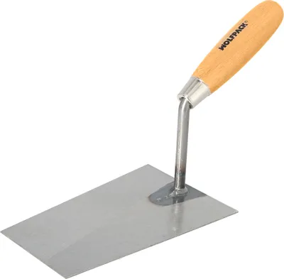 Zdjęcie produktu dla Kielnia murarska z drewnianym uchwytem 341-a/ 180 mm.