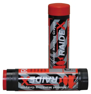 Produktbild von RAIDEX Viehzeichenstift | rot | 10 Stück