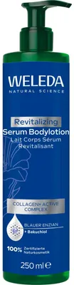 Produktbild von WELEDA Bio Revitalizing Serum Bodylotion 250ml - Naturkosmetik mit Collagen+