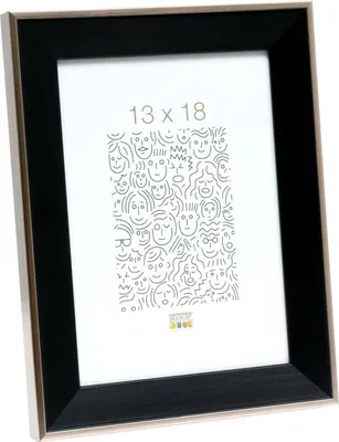 Produktbild von Fotorahmen S45FE2AR Deknudt schwarz 13x18 cm
