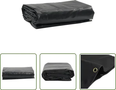 Immagine prodotto di The Living Store Abdeckplane Anthrazit 1,5x10 m 650 g/m²
