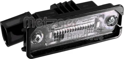 Produktbild von Kennzeichenleuchte rechts C5W glasklar mit Glühlampe METZGER für VW PASSAT