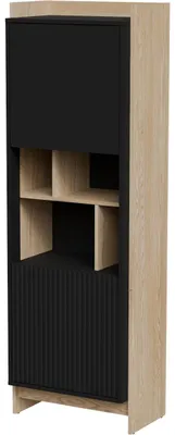 Obrázek produktu pro Regál PORTOS dub cremona / černý