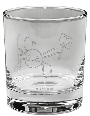Produktbild von Mr. & Mrs. Panda Tumbler Spinne Agathe Motivation - Transparent - Geschenk, Longdrinkglas, Dankeschön, Glas, Glück, Liebe, für Gin, Trinkglas, Vertrauen
