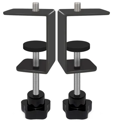 Imagen del producto de Juego de 2 abrazaderas tipo "C" ajustables para lámpara y micrófono