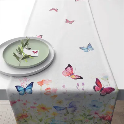 Imagen del producto de Ambiente. Mariposas en el campo. Mantel individual, 40 x 150 cm