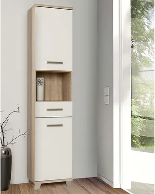 Produktbild von Hochschrank Badschrank Seitenschrank Beistellschrank Schrank Badmöbel "Aggi I"