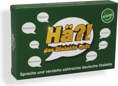 Produktbild von Winkee - Hä?! Das Dialekte Quiz | Cooles Sprachen-Kartenspiel | 56 Mundart Sätze | Gesellschaftsspiel