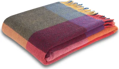 Produktbild von Biederlack Kaschmirplaid Farbe Bright Square Größe 130 x 170