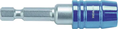 Zdjęcie produktu dla Uchwyt na końcówki 1/4 F 6,3 1/4 C 6,3 + E 6,3 Uchwyt szybkiej wymiany, długość 65 mm