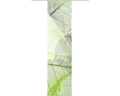 Produktbild von Home Wohnideen Schiebevorhang Dekostoff Digitaldruck Blattari 084365-6807 H x B 245 x 60 cm Grün