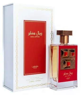 Productafbeelding van Lattafa Pride Royal Sapphire, uniseks, 100 ml, vloeiparfum, geurprofiel: mandarijn, citroen, saffraan, jasmijn, roos, muskus, vanille, ambregris