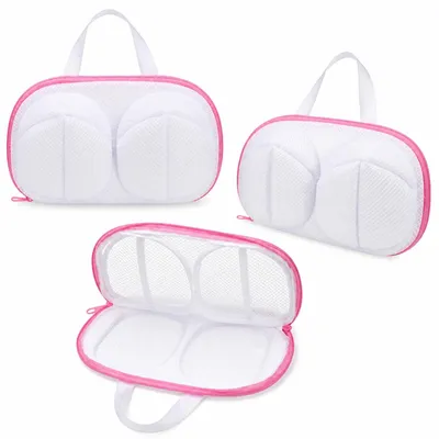 BH-Waschbeutel-Set, 3-teilig, 32,5 x 21 cm, rosa