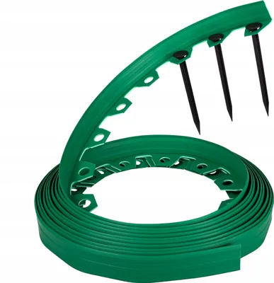 Zdjęcie produktu dla Obrzeże ogrodowe trawnikowe tworzywo sztuczne 10m zielony 4cm