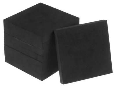 EVA-Schaumstoffpads 6 Stück, 20x100 mm, Antirutsch, quadratisch