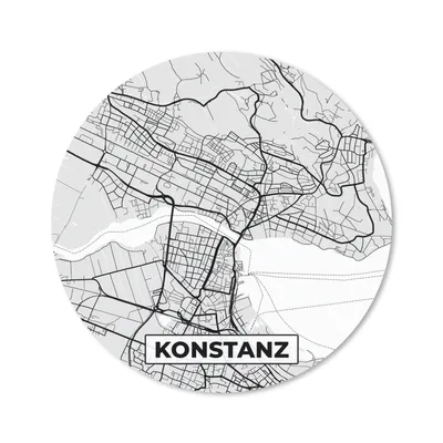 Produktbild von MuchoWow® Mauspad Mousepad Deutschland - Karte - Kostanz - Karte - Stadtplan 40x40 cm - Mousepads - Maus Mat - Pad - Mausunterlage - Schreibtisch Accessoires