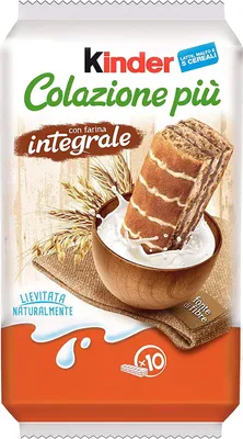 Produktbild von 6x Kinder Colazione Più Merendine, con Farina Integrale, 290g