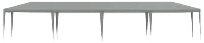 Image de Tente de réception vidaXL, gris clair, 1200 x 300 x 255 cm, PE et acier