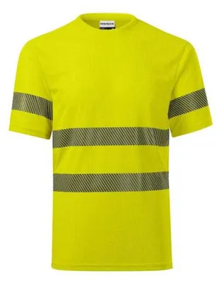 Productafbeelding van Rimeck - "HV Dry" T-shirt voor heren, veiligheidskleding PP10108 (maat S) (fluorescerend geel)