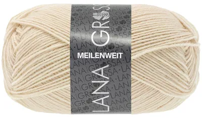 Produktbild von Lana Grossa - Meilenweit 4-fach 50g 1417 eierschale
