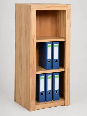 Produktbild von modernes Standregal Aktenregal Büroregal Kernbuche teilmassiv #2669