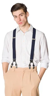 Zdjęcie produktu dla Zakazane szelki - Jefferson Braces Navy