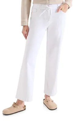 Produktbild von Cecil High Waist Wide Leg Jeans im Loose Fit White 36