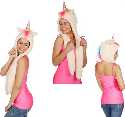 Produktbild von Wilbers Einhorn Mütze - Einhornmütze mit langem Schal - Einhornhut