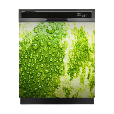 Produktbild von Aufkleber sticker 60x60 cm Dekorative folie Spülmaschine - Wassertropfen Wassermelone