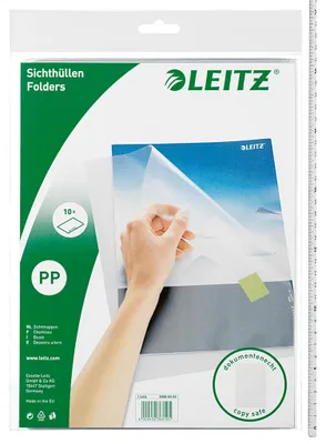 Produktbild von Leitz Sichthülle 40006003 DIN A4 transparent 10 St./Pack.