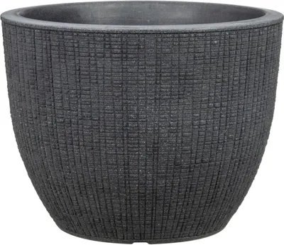 Produktbild von Scheurich Pflanzgefäß Barceo Ø 40 x 40 cm stony black